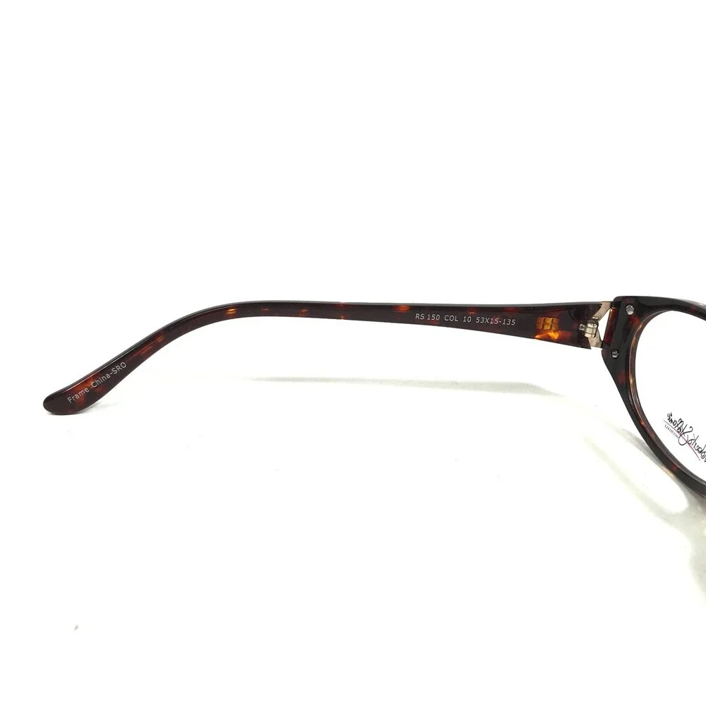 Roberto Steffani RS 150 COL 10 Eyeglasses Frames Brown Tortoise Round 53-15-135